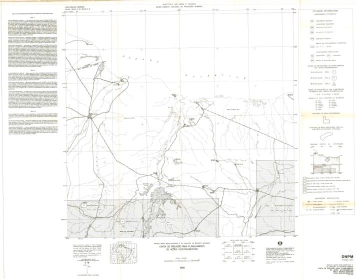 Areia Branca / Mossoró : folha SB.24-X-B : folha SB.24-X-D : carta de previsão para planejamento de ações governamentais Capa:Areia Branca / Mossoró : folha SB.24-X-B : folha SB.24-X-D : carta de previsão para planejamento de ações governamentais