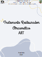 Capa:Tratamento Restaurador Atraumático ART