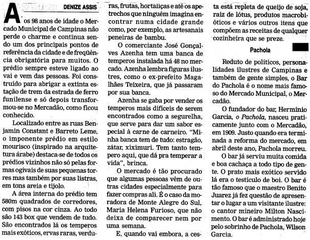 Capa:Temperos e arquitetura destacam o Mercadão: além da arquitetura diferente, Mercadão ficou famoso pelos temperos não menos exóticos que só podem ser encontrados em suas bancas